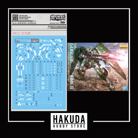 Decal nước cho mô hình - MG 1/100 GN-002 Dynames Gundam