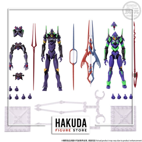 Mô hình P-Bandai Eva-Frame Evangelion New Theatrical Edition Unit 01 vs Unit 13 Set - Chính hãng Bandai Nhật Bản