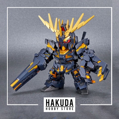 Mô hình SDCS 19 SD Gundam Unicorn Gundam 02 Banshee (Destroy Mode & Parts Set) - Chính hãng Bandai Nhật Bản
