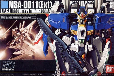 Mô hình HGUC 1/144 HG MSA-001 (Ext) Ex S Gundam - Chính hãng Bandai Nhật Bản