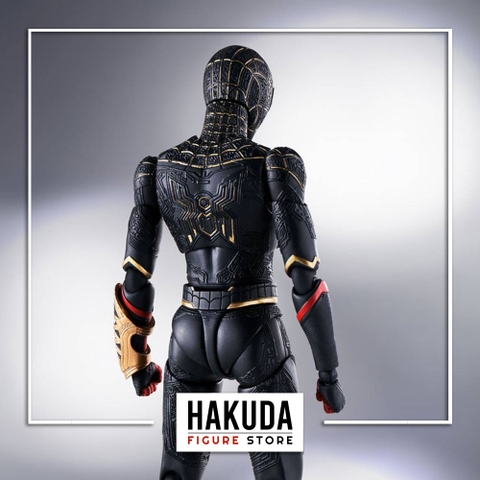 Mô hình S.H.Figuarts 1/12 SHF Spider Man Black & Gold Suit (No Way Home) - Chính hãng Bandai Nhật Bản
