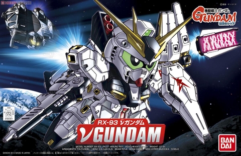 Mô hình SDBB 387 SD Nu Gundam - CHính hãng Bandai Nhật Bản