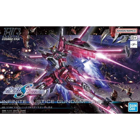 Mô hình HGCE 251 1/144 HG Infinite Justice Gundam Type II - Mô hình Gundam chính hãng Bandai Nhật Bản