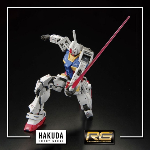 Mô hình RG 40 1/144 RX 78 2 Gundam Ver 2.0 - Mô hình gundam chính hãng Bandai Nhật Bản