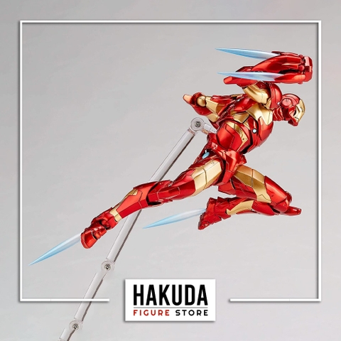 Mô hình Amazing Yamaguchi No.013 Iron Man Bleeding Edge Armor - Chính hãng Revoltech Nhật Bản