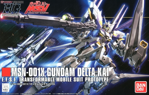 Mô hình HGUC 148 1/144 HG Gundam Delta Kai - Chính hãng Bandai Nhật Bản