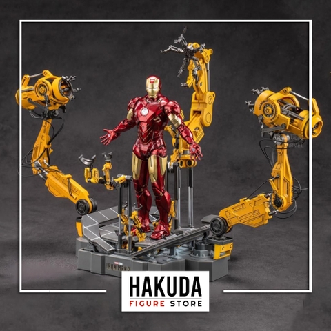 Mô hình ZDToys 1/10 Iron Man Mark IV + Suit Up Gantry - Chính hãng ZDToys