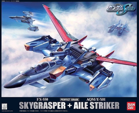 Mô hình PG 1/60 Skygrasper + Aile Striker  - Chính hãng Bandai Nhật Bản
