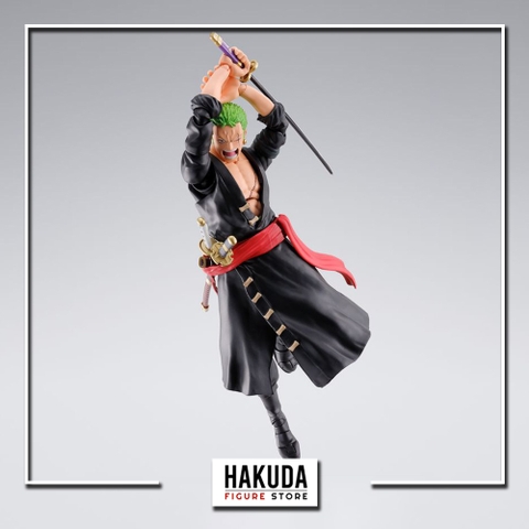 Mô hình S.H.Figuarts 1/12 SHF One Piece Zoro (Onigashima Ver.) - Chính hãng Bandai Nhật Bản
