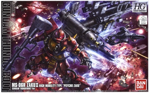 Mô hình HGGT 1/144 HG Zaku II (High Mobility Type Psycho Zaku) - Chính hãng Bandai Nhật Bản