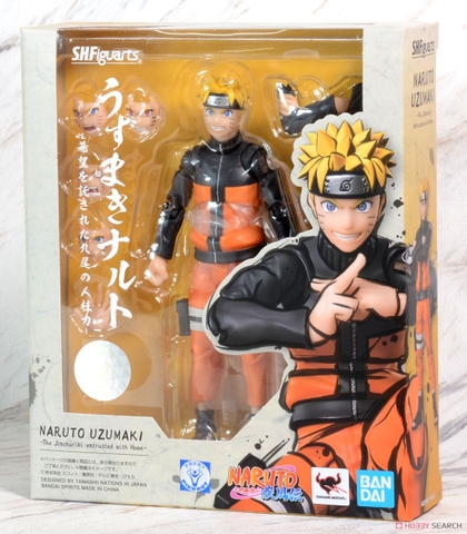 Mô hình S.H.Figuarts 1/12 SHF Naruto Uzumaki 2.0 - Chính hãng Bandai Nhật Bản