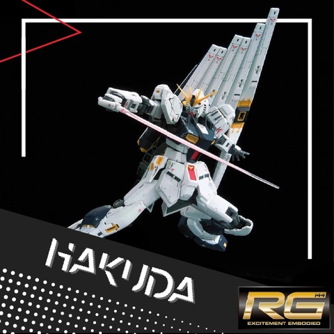 Mô hình RG 32 1/144 Nu Gundam - Chính hãng Bandai Nhật Bản