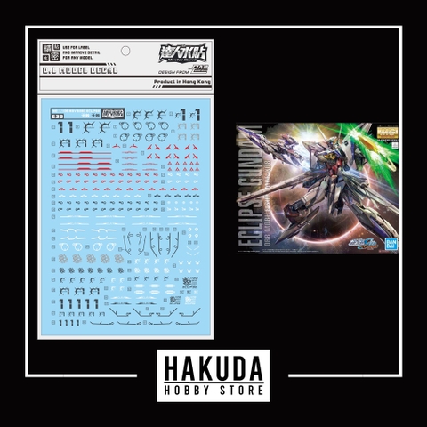 Decal nước cho mô hình - MG 1/100 Eclipse Gundam