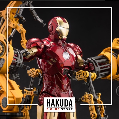 Mô hình ZDToys 1/10 Iron Man Mark IV + Suit Up Gantry - Chính hãng ZDToys