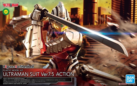 Mô hình Figure-rise Standard Ultraman Suit Ver 7.5 Action - Chính hãng Bandai Nhật Bản