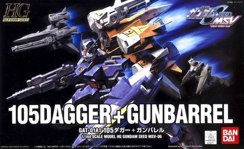 Mô hình HG Seed 1/144 105 Dagger + Gunbarrel - Chính hãng Bandai Nhật Bản