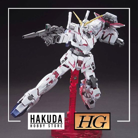 Mô hình HGUC 1/144 HG Unicorn Gundam Destroy Mode Titanium Finish Ver - Chính hãng Bandai Nhật Bản