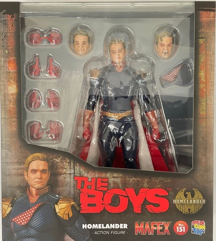 Mô hình Mafex No.151 1/12 Homelander (The Boys) - Chính hãng Medicom Toy Nhật Bản