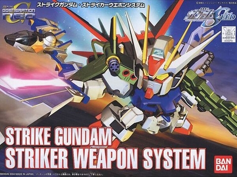 Mô hình SDBB 259 Strike Gundam Striker Wepon Pack - Chính hãng Bandai Nhật Bản