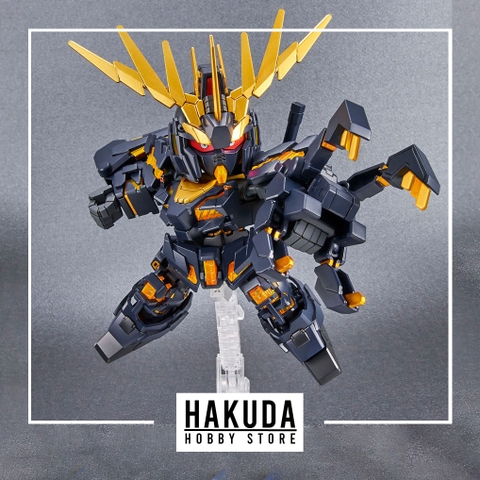 Mô hình SDCS 19 SD Gundam Unicorn Gundam 02 Banshee (Destroy Mode & Parts Set) - Chính hãng Bandai Nhật Bản