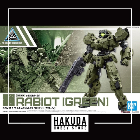 Mô hình 30MM Rabiot (Green) - Chính hãng Bandai Nhật Bản