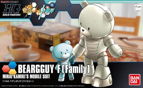 Mô hình HGBF 1/144 HG Beargguy F Family - Chính hãng Bandai Nhật Bản