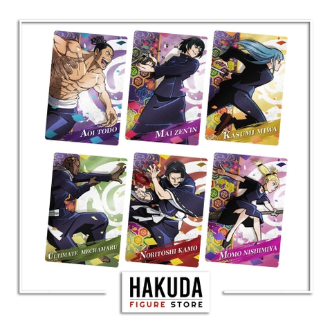 Bánh Xốp Gacha Thẻ Bài Jujutsu Kaisen 2 - Chính hãng Bandai Nhật Bản