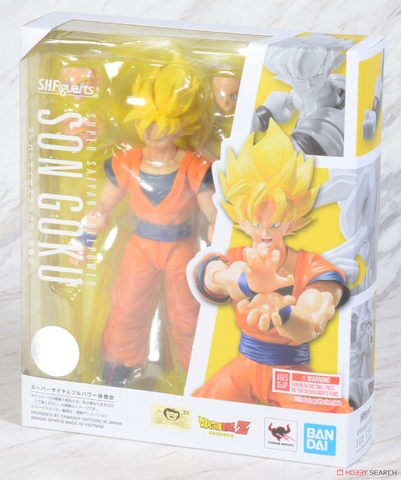 Mô hình S.H.Figuarts 1/12 SHF Super Saiyan Full Power Son Goku - Chính hãng Bandai Nhật Bản