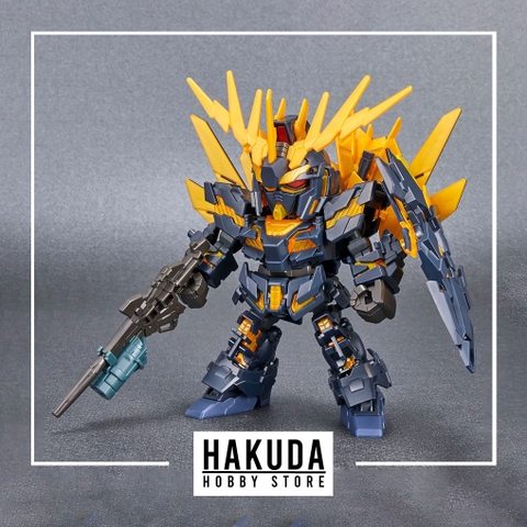 Mô hình SDCS 19 SD Gundam Unicorn Gundam 02 Banshee (Destroy Mode & Parts Set) - Chính hãng Bandai Nhật Bản