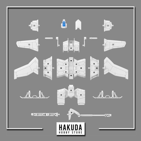Mô hình 30MM 1/144 Extended Armament Vehicle (Wing Mobile Ver.) - Chính hãng Bandai Nhật bản