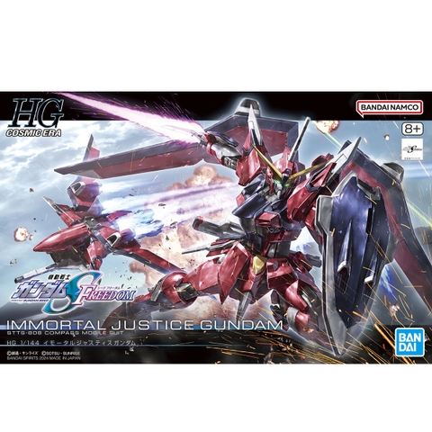 Mô hình HGCE 244 1/144 HG Immortal Justice Gundam - Mô hình Gundam chính hãng Bandai Nhật Bản
