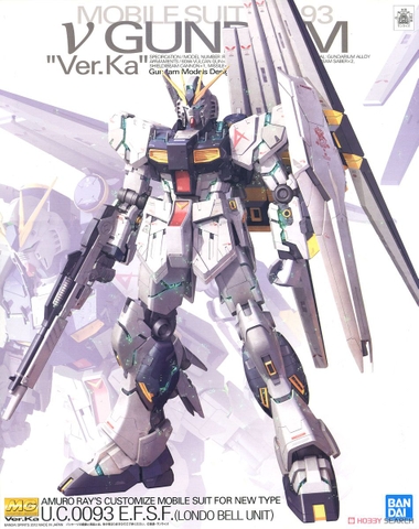 Mô hình MG 1/100 Nu Gundam Ver.Ka - Chính hãng Bandai Nhật Bản