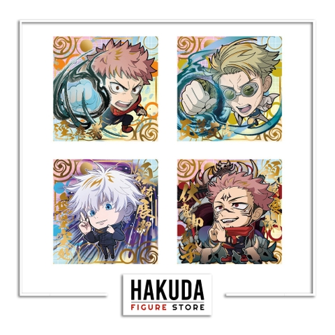 Bánh Xốp Gacha Thẻ Bài Jujutsu Kaisen Deformed Seal Wafer Vol 3 - Chính hãng Bandai Nhật Bản