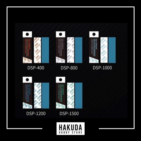 Giấy nhám mô hình Dspiae cao cấp cắt sẵn DSP (1 hộp 10 cái) - Chính hãng DSPIAE