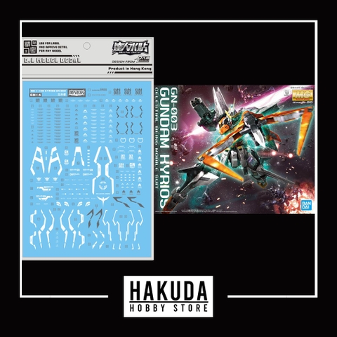 Decal nước cho mô hình - MG 1/100 GN-003 Kyrios