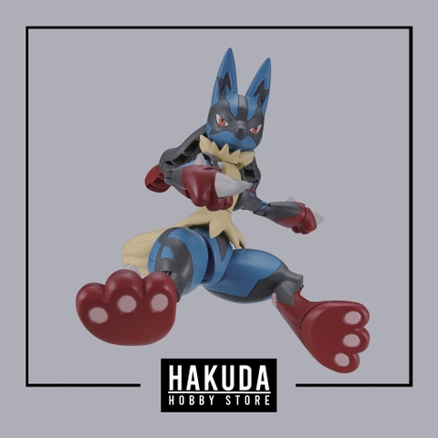Mô hình Pokemon Plamo Collection 35 Mega Lucario (Select Series) - Chính hãng Bandai Nhật Bản