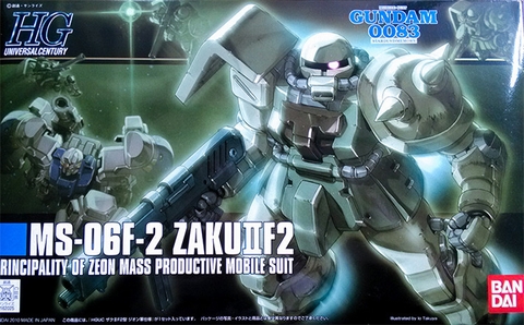 Mô hình HGUC 1/144 HG F2 Zaku (Zeon Type) - Chính hãng Bandai Nhật Bản