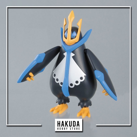 Mô hình Pokemon Plamo Collection 06 Empoleon Evolution Set (Select Series) - Mô hình chính hãng Bandai Nhật Bản