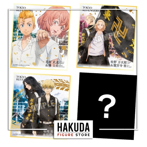 Thẻ Gacha Ngẫu Nhiên Tokyo Revengers Shikishi Art - Chính hãng Bandai Nhật Bản