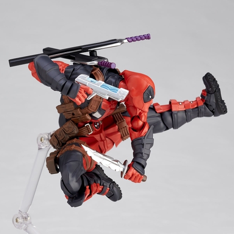 Mô hình Amazing Yamaguchi No.025 Deadpool (Ver 2.0) - Chính hãng Revoltech Nhật Bản