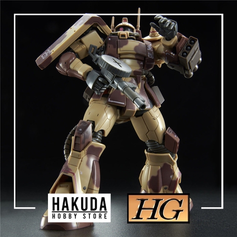 Mô hình P-Bandai HG GTO 1/144 Zaku Desert Type (Double Antenna Type) - Chính hãng Bandai Nhật Bản