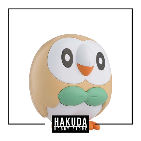 Mô hình Pokemon Plamo Collection Rowlet - Mô hình chính hãng Bandai Nhật Bản