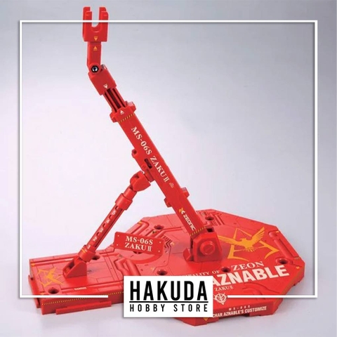 Action Base 1 Char Aznable Color - Giá trưng bày mô hình HG/RG/MG chính hãng Bandai Nhật Bản