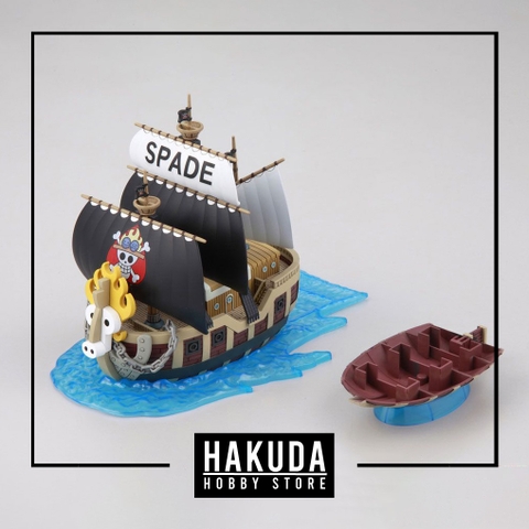 Mô hình tàu One Piece (15cm) - Spade Pirates Ship (Portgas D. Ace) - Mô hình chính hãng Bandai Nhật Bản