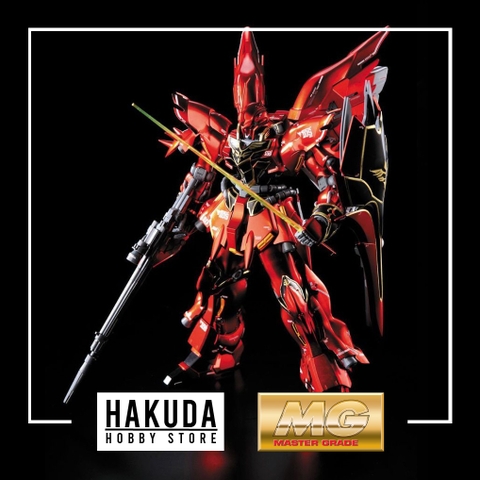 Mô hình MG 1/100 Sinanju Ver Ka (Titanium Finish) - Chính hãng Bandai Nhật Bản