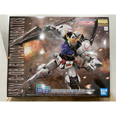 Mô hình MG 1/100 Barbatos Solid Clear (Ichiban Kuji Prize B) - Chính hãng Bandai Nhật Bản