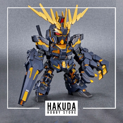 Mô hình SDCS 19 SD Gundam Unicorn Gundam 02 Banshee (Destroy Mode & Parts Set) - Chính hãng Bandai Nhật Bản