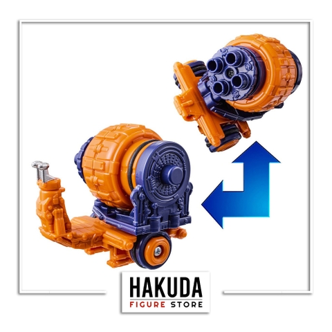Mô hình Super Sentai DX Gattai Snail Gattling Gun (King Ohger) - Chính hãng Bandai Nhật Bản