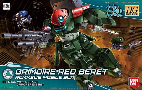 Mô hình HGBD 003 1/144 HG Grimoire Red Beret - Chính hãng Bandai Nhật Bản
