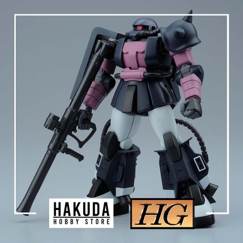 Mô hình HGUC 1/144 HG Zaku II Black Tri Stars - Chính hãng Bandai Nhật Bản